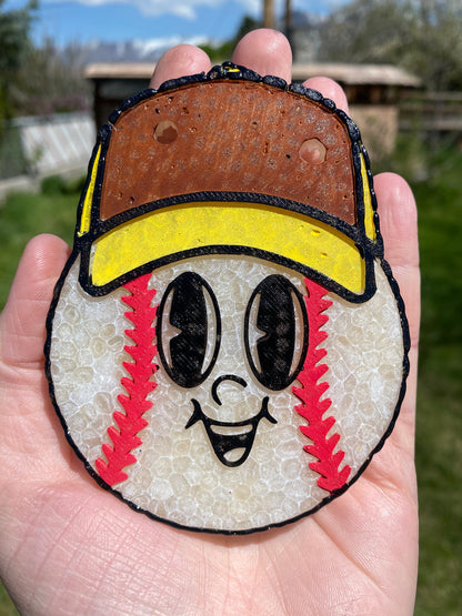 Baseball Dad Freshie Silicone Mold, softball dad aroma bead molds, freshie making supplies, sport dad mold, best selling freshies