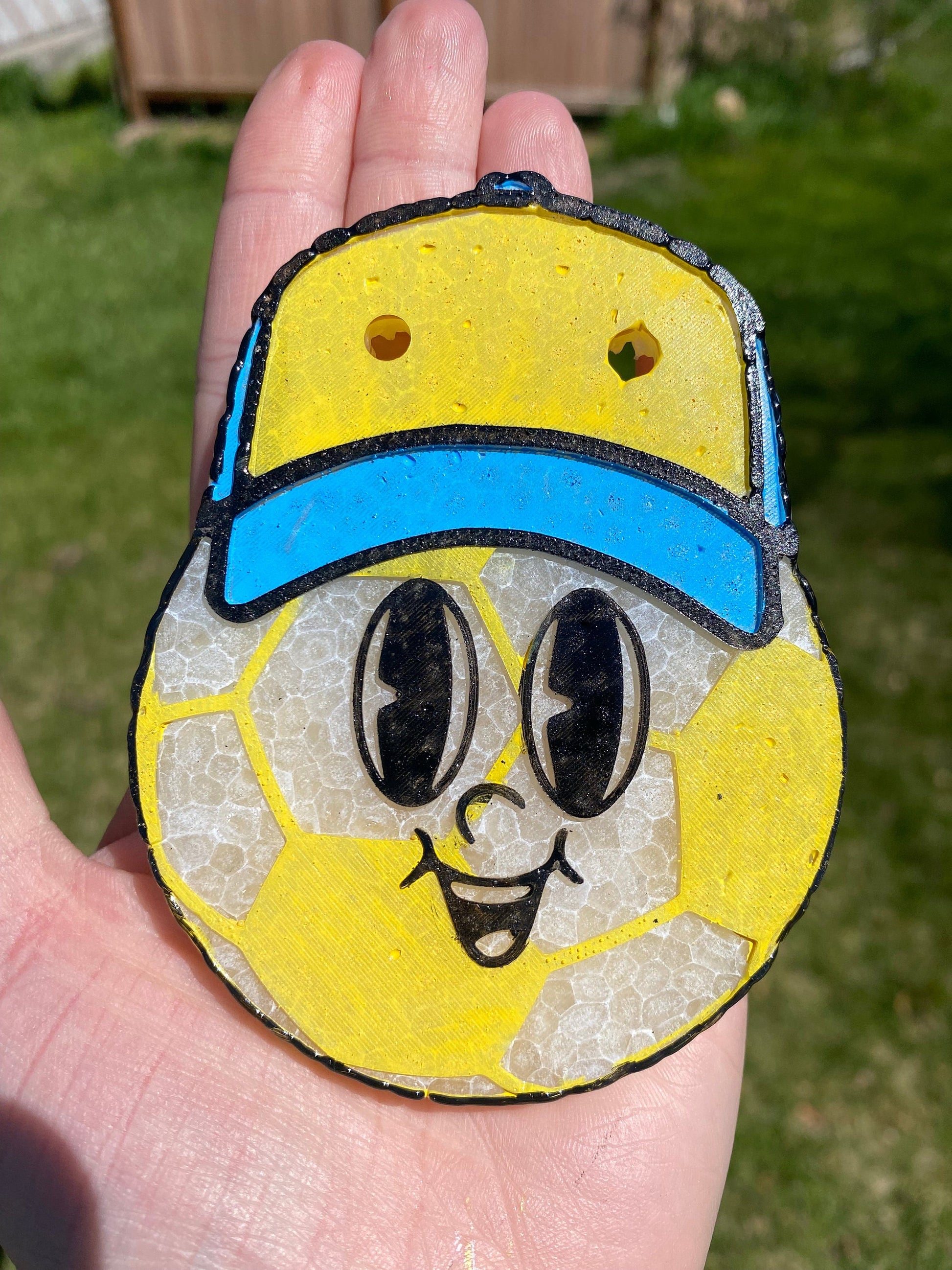 Soccer Dad Mold, Cardstock Freshie Mold, Sport Silicone Mold, Father's Day Silicone Molds, Freshie Mold for Him, Soccer Ball Freshie Mold