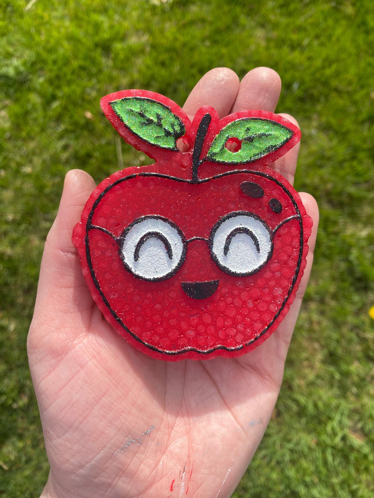 Teacher Apple Smile Mold, Teacher Gift Freshie Molds, Teacher Appreciation Week Freshie Mold, Apple Freshie Mold, Freshie Mold for Beginners