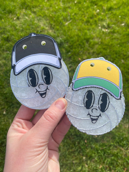 Volleyball Dad Mold, Sport Freshie Molds, Team Silicone Mold, Father's Day Molds, Cardstock Freshie mold, volleyball freshie mold