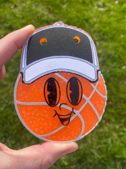 Basketball Dad Mold, Cardstock Freshie Mold, Sport Silicone Mold, Father's Day Silicone Molds, Freshie Mold for Him, Basketball Freshie Mold