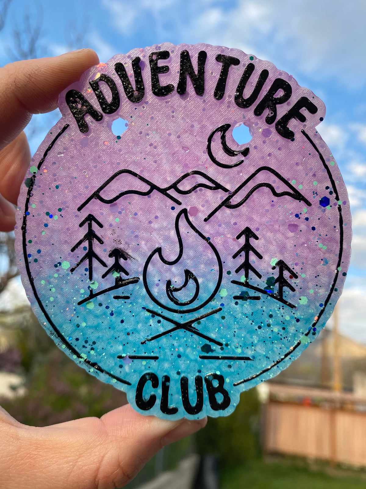 Adventure Club Freshie Silicone Mold, freshie making supplies, popular freshie, best selling freshies, summer freshies, camping outdoors