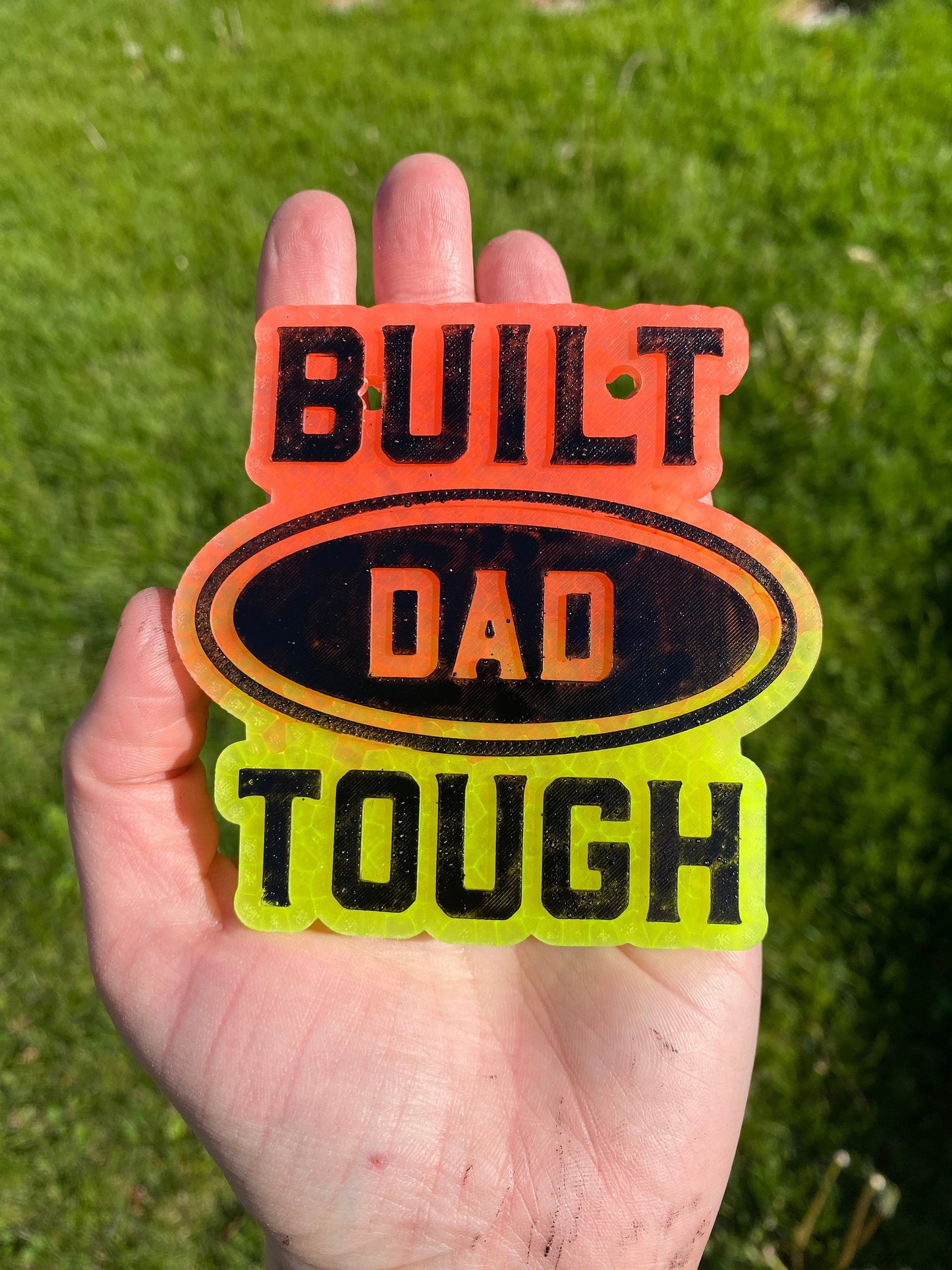 Built Dad Tough Freshie Mold, dad freshie mold, husband freshie ideas, dad freshie mold, car dad freshie mold, father's day freshie mold