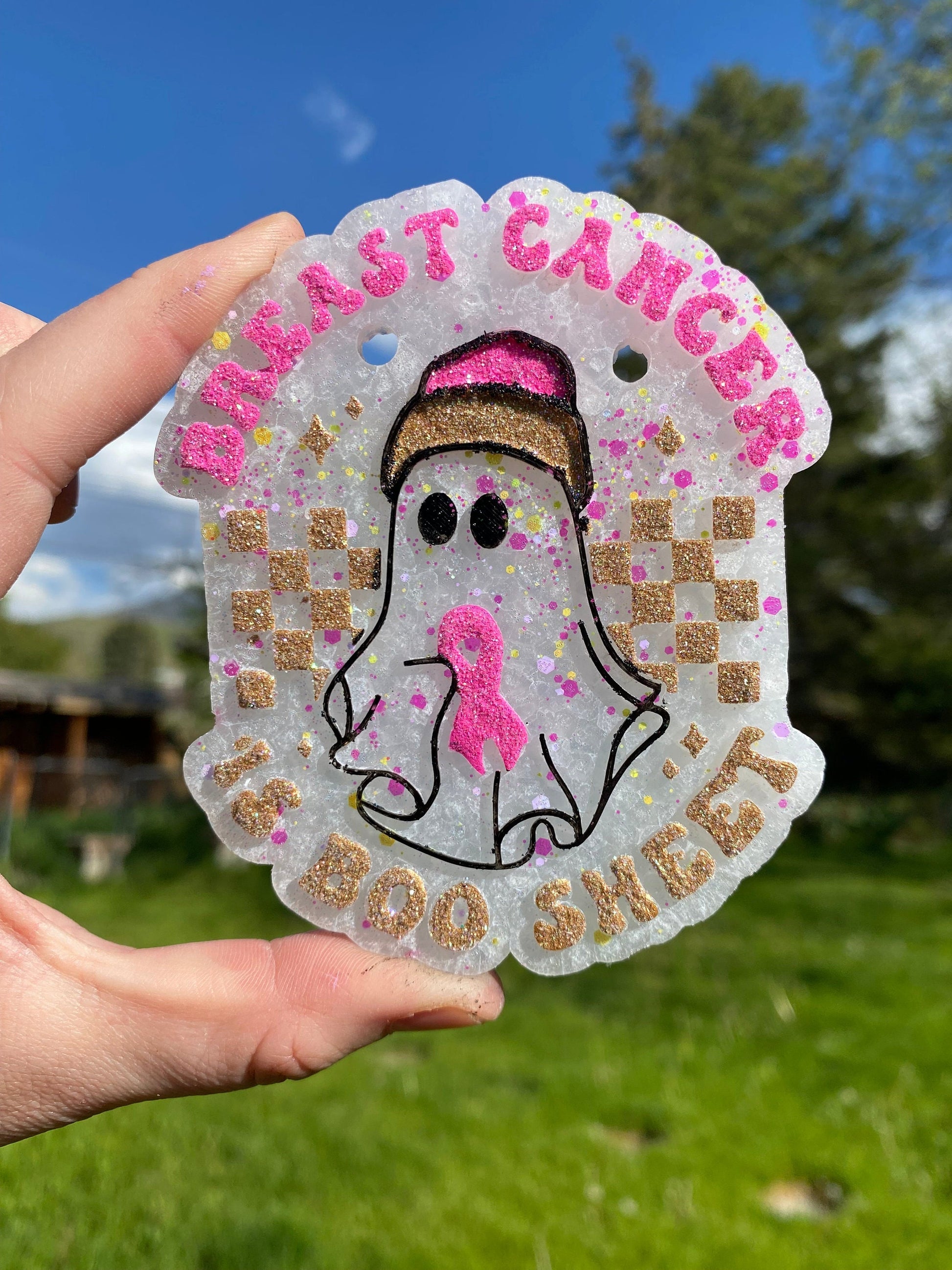 Breast Cancer is Boo Sheet Mold