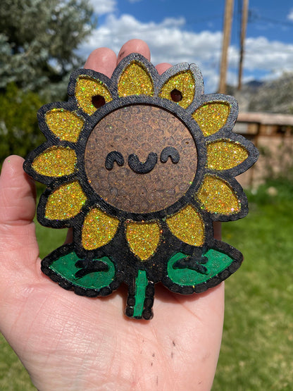 Sunflower Freshie Mold, Flower Silicone Molds, Beginner Freshie Molds, Bestselling freshie molds, popular freshie molds, summer freshie idea