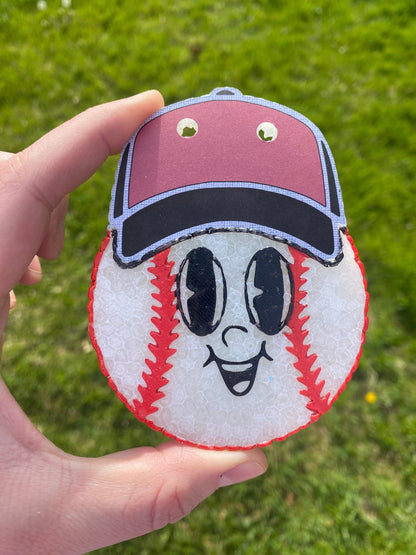 Baseball / Softball Dad Mold, Baseball Freshie Silicone Mold, softball freshie mold, freshie making supplies, sport mold, fathers day mold