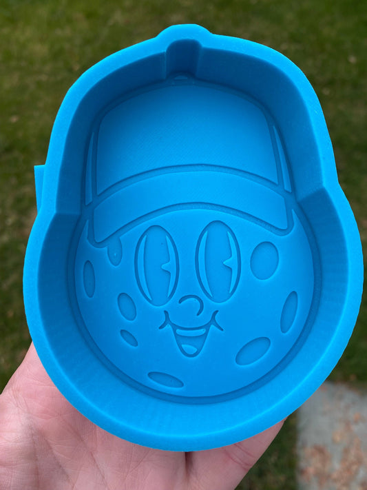Pickleball Dad Mold, Cardstock Freshie Mold, Sport Silicone Mold, Pickleball Freshie Mold, Father's Day Silicone Molds, Freshie Mold for Him