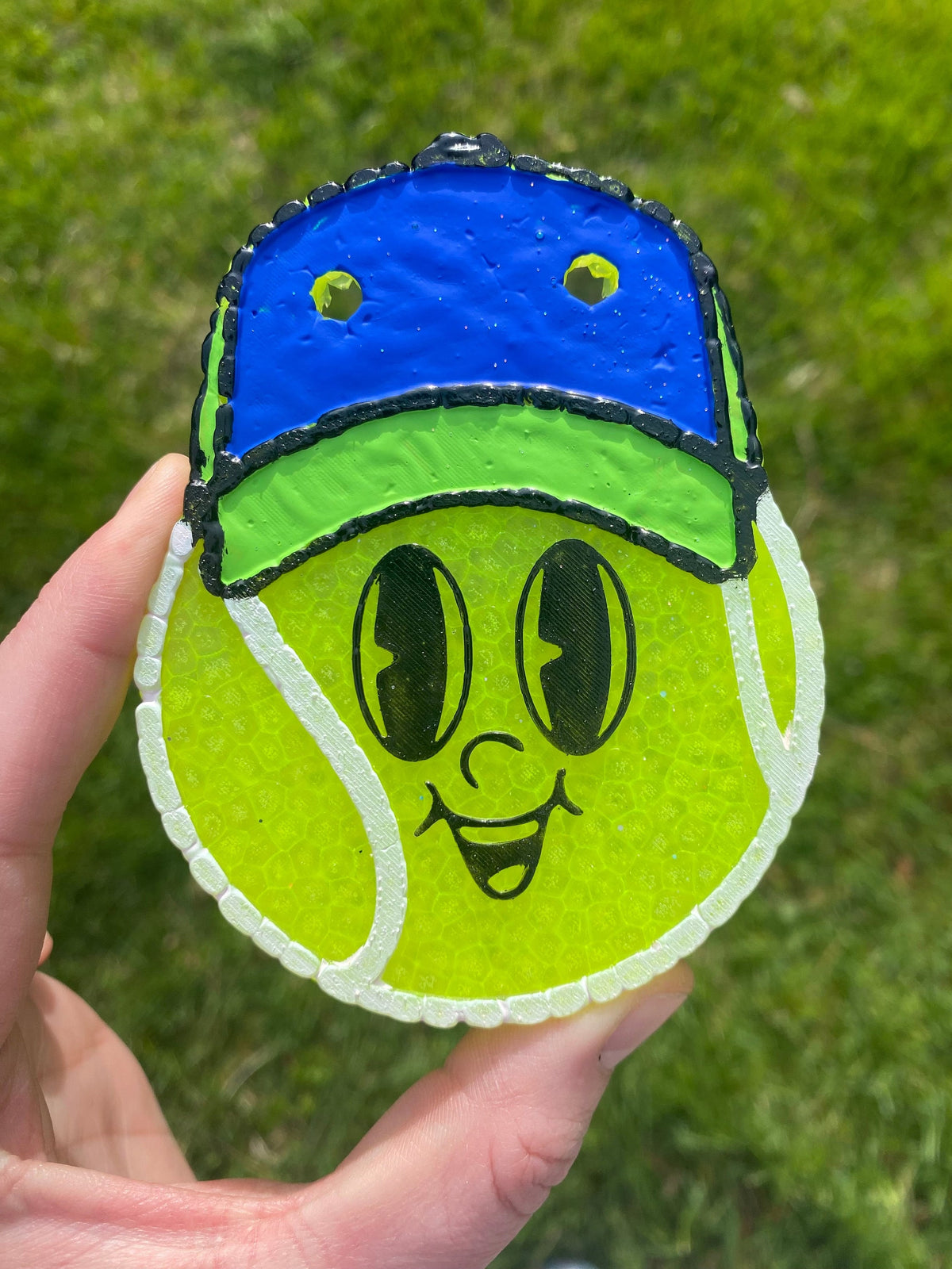 Tennis Ball Dad Mold, Cardstock Freshie Mold, Sport Silicone Mold, Tennis Freshie Molds, Father's Day Silicone Molds, Freshie Mold for Him