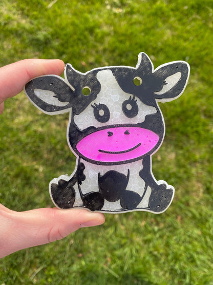 Cow Freshie Mold, Western Freshie Molds, Animal Freshie Molds, Farm Silicone Mold, Heat Safe Silicone Mold, Affordable Freshie Mold