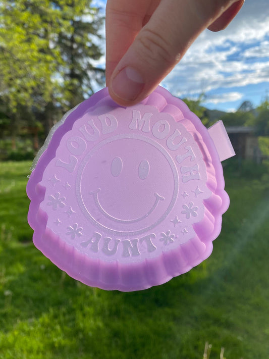 Loud Mouth Aunt Mold, Auntie Freshie Silicone Mold, aroma bead molds, freshie making supplies, aunt freshie mold, bestselling freshie molds