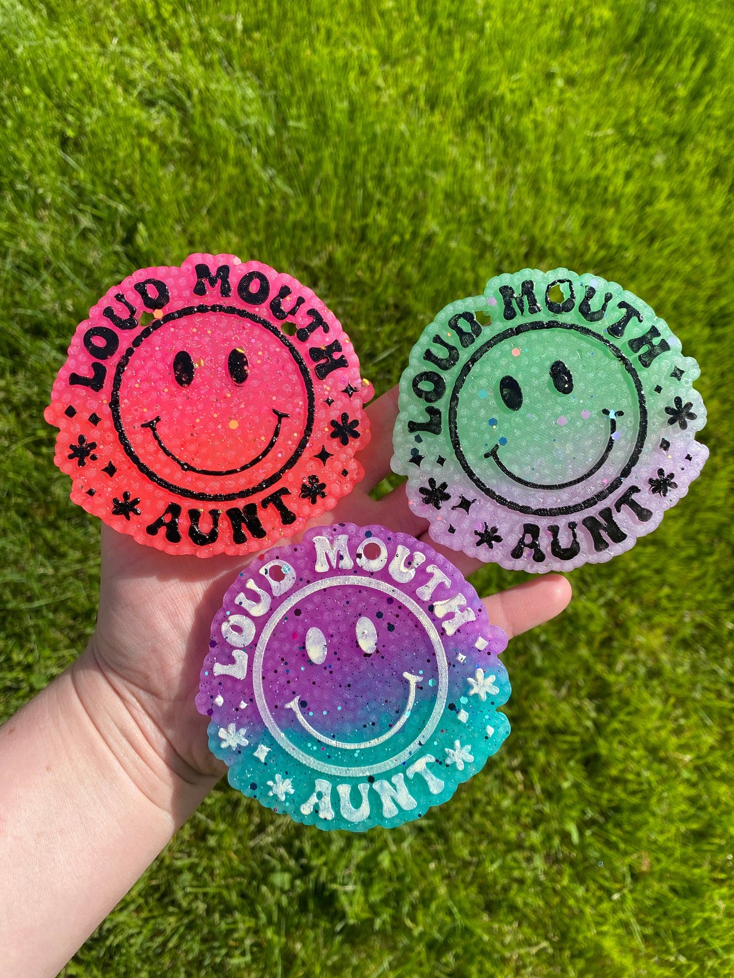 Loud Mouth Aunt Mold, Auntie Freshie Silicone Mold, aroma bead molds, freshie making supplies, aunt freshie mold, bestselling freshie molds