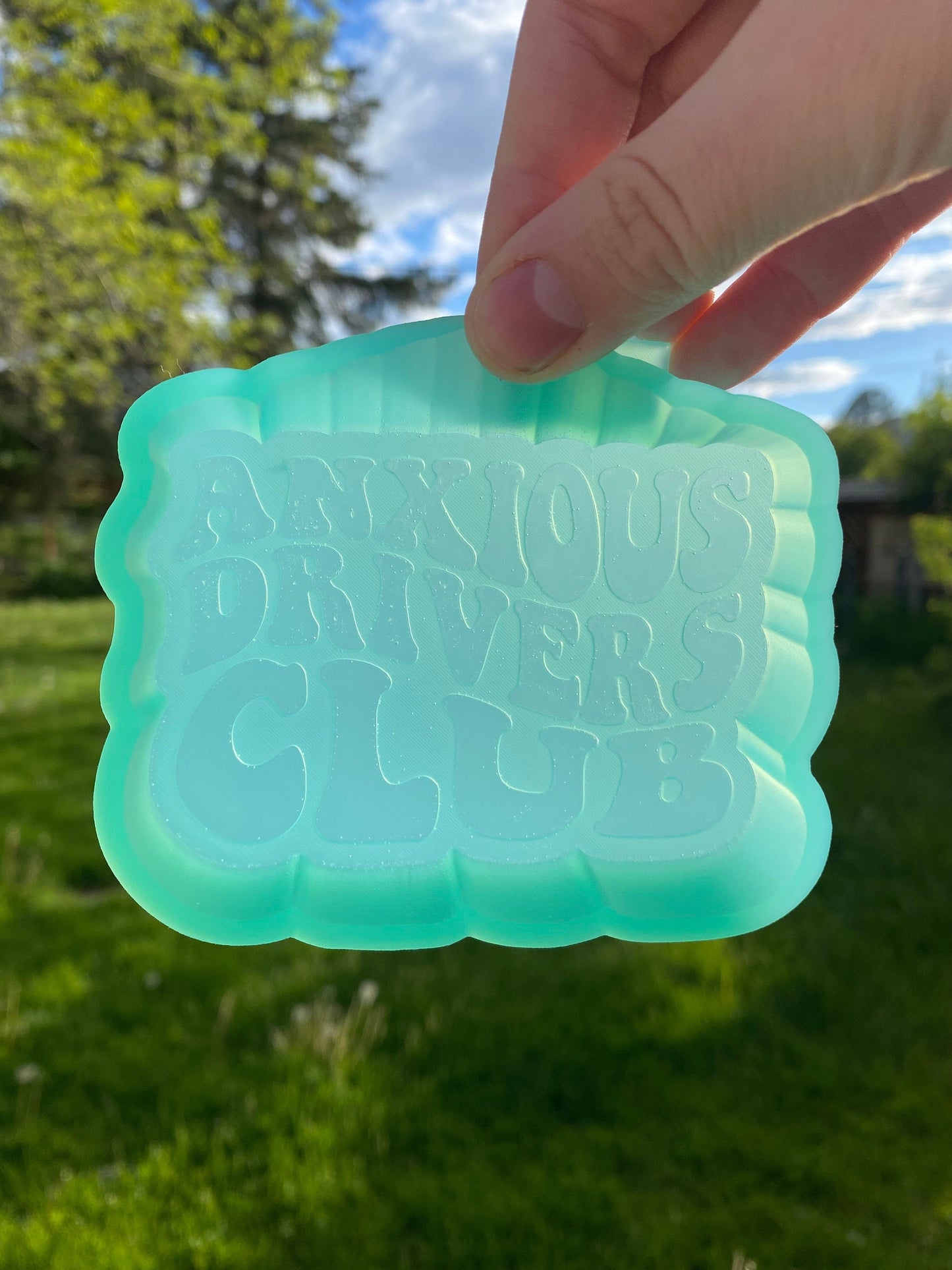 Anxious Drivers Club Mold, Driving Permit Freshie, New Driver Freshie Mold, Anxiety Freshie Mold, Funny Freshie Mold, Freshie Mold for Teen