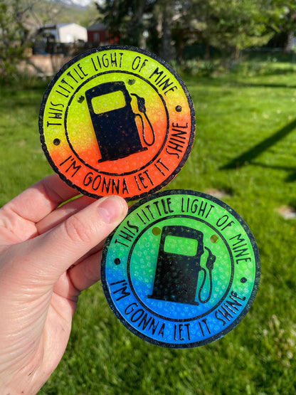 This Little Light of Mine Gas Empty Mold, Girl Math Freshie Mold, Funny Freshie Mold, No Gas Freshie Mold, Humor Silicone Mold, Empty Gas