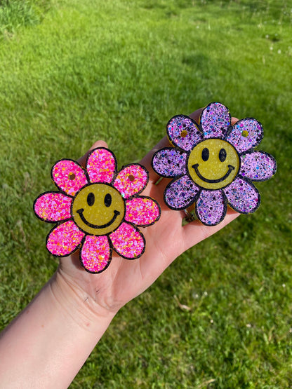 Smile Flower Mold, Summer freshie molds, retro flower mold, cute freshie molds, silicone freshie molds on sale, quality freshie molds