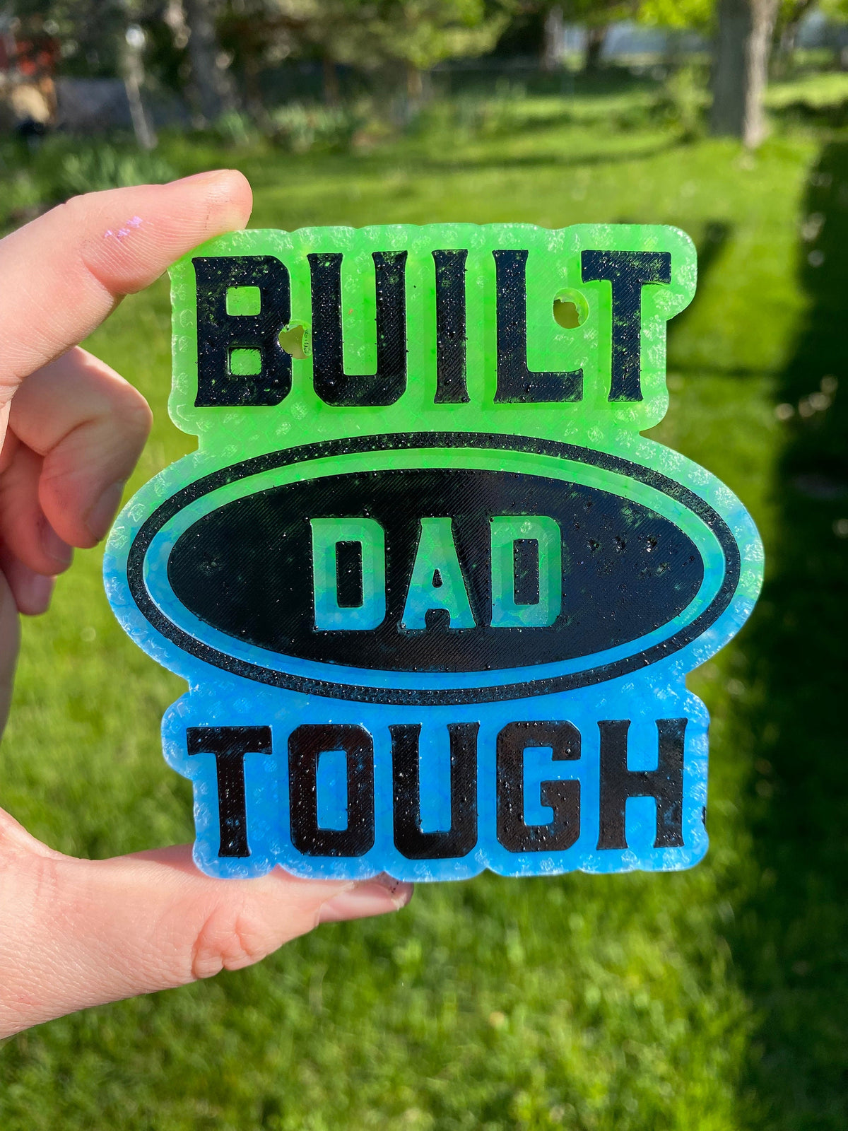 Built Dad Tough Freshie Mold, dad freshie mold, husband freshie ideas, dad freshie mold, car dad freshie mold, father's day freshie mold