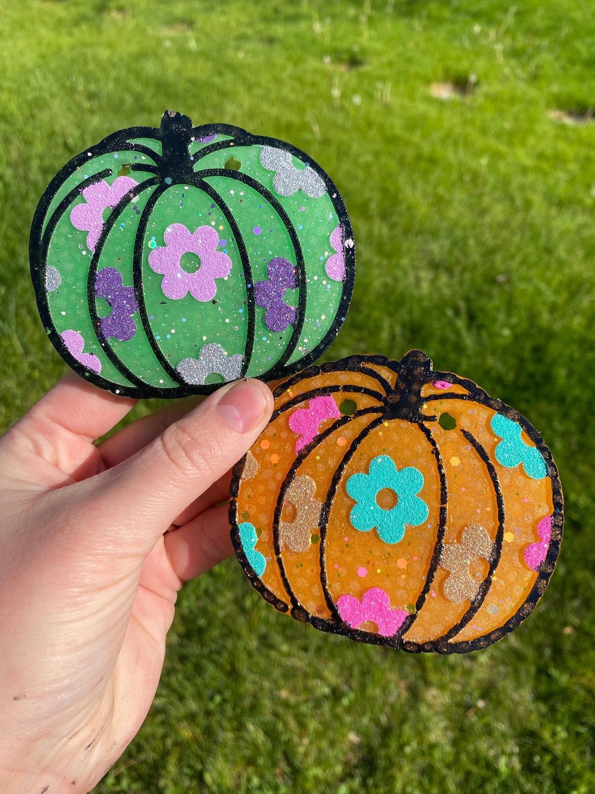 Flower Pumpkin Mold, Floral pumpkin, Halloween Freshie Mold, Fall Freshie Mold, Ghost Silicone Mold, Coffee Shop Freshie Mold, Spooky Mold