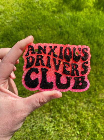 Anxious Drivers Club Mold, Driving Permit Freshie, New Driver Freshie Mold, Anxiety Freshie Mold, Funny Freshie Mold, Freshie Mold for Teen