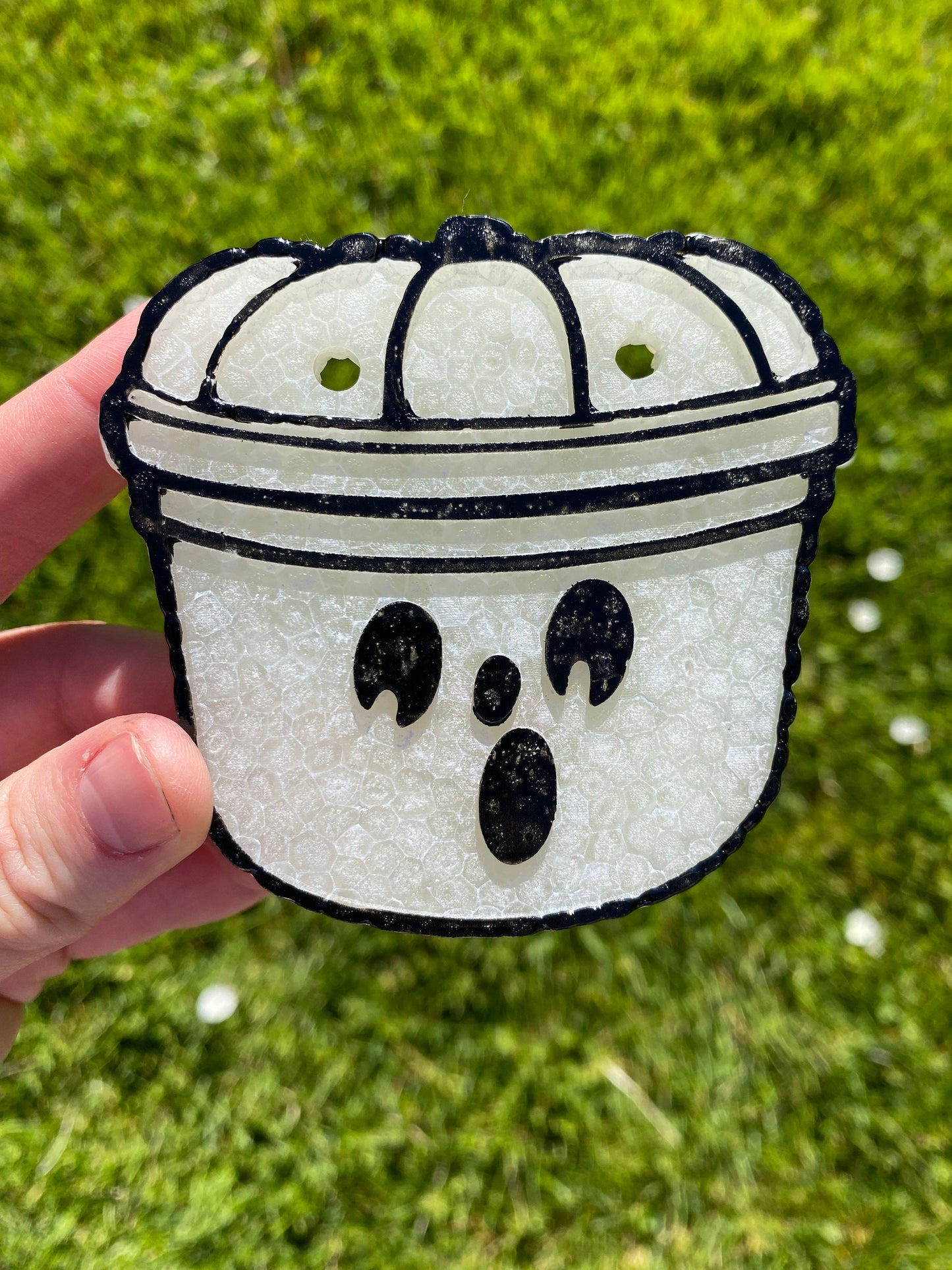 Ghost Bucket Mold, Halloween Freshie Mold, Fall Freshie Mold, Retro Bucket Silicone Mold, Funny Freshie Mold, Retro Halloween Bucket Mold