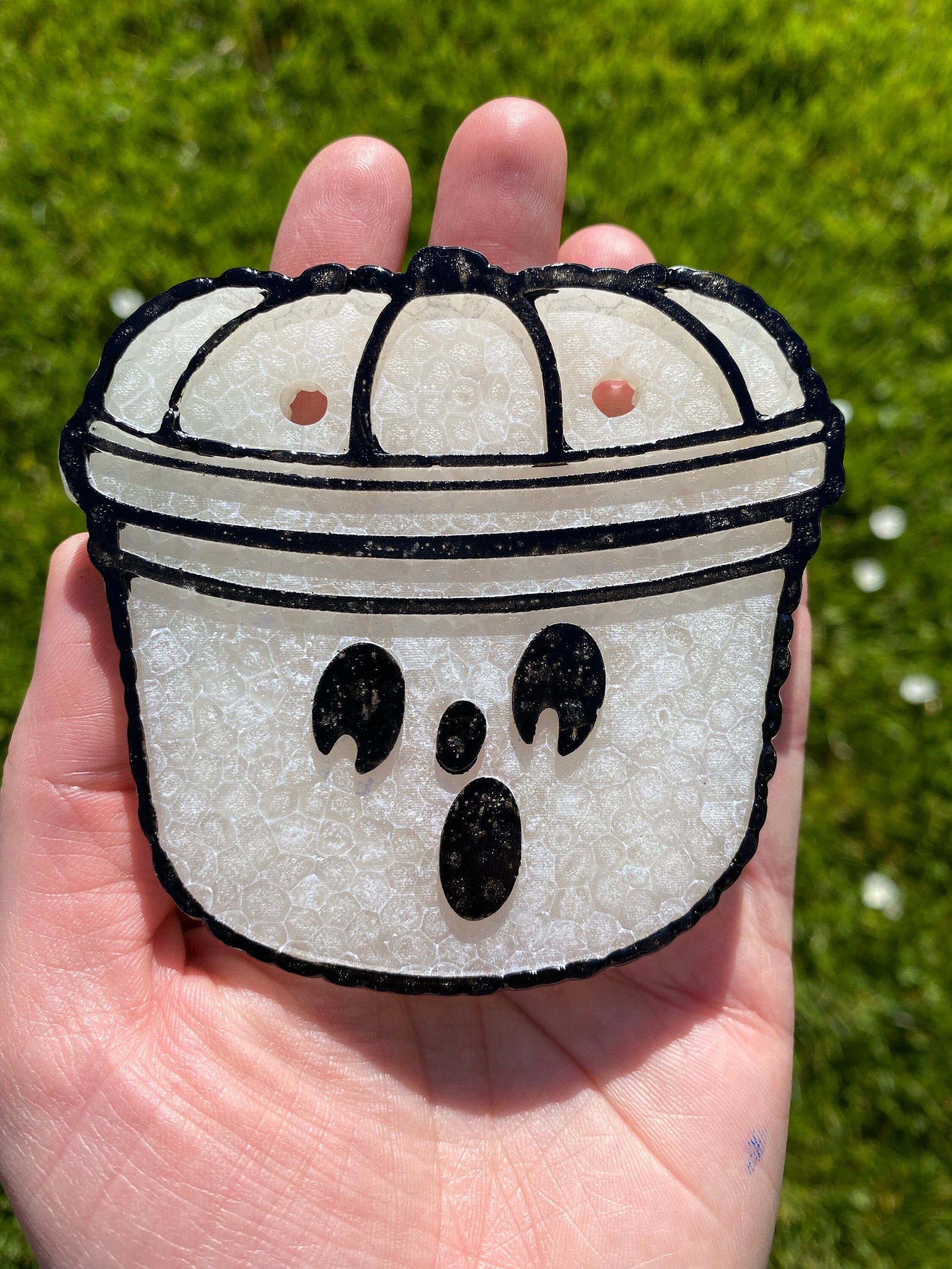 Ghost Bucket Mold, Halloween Freshie Mold, Fall Freshie Mold, Retro Bucket Silicone Mold, Funny Freshie Mold, Retro Halloween Bucket Mold