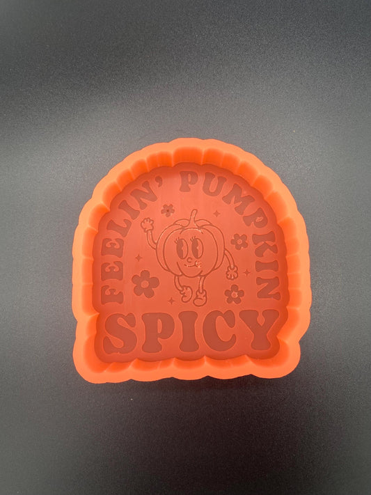 Feeling Pumpkin Spicy Mold, Fall Freshie Mold, Pumpkin Spice Silicone Mold, Autumn molds, Bestselling Fall Freshie Molds, Popular Fall Mold