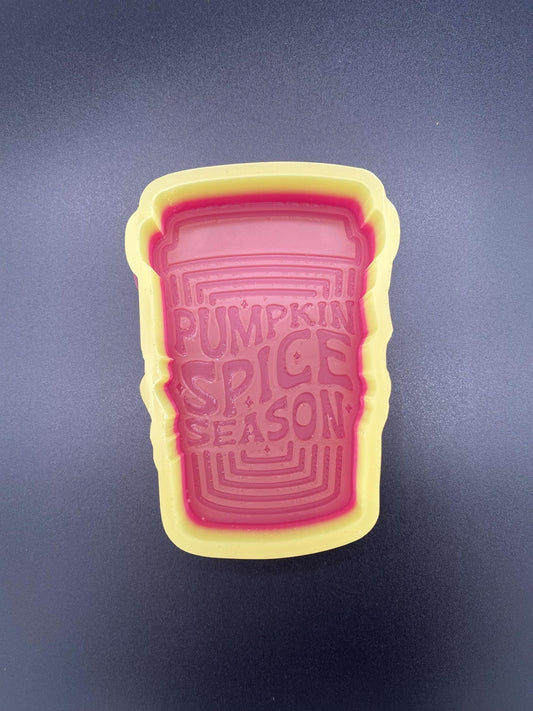 Pumpkin Spice Season Latte Cup Mold, Fall Freshie Mold, Pumpkin Spice Silicone Mold, Autumn molds, Bestselling Fall Freshie Molds