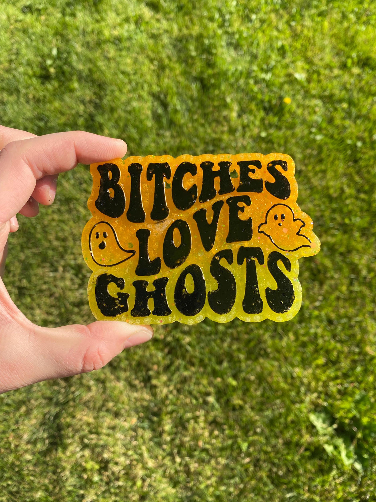 Bitches Love Ghosts Mold, Halloween Freshie Mold, Fall Freshie Mold, Ghost Silicone Mold, Funny Ghost Molds, Haunted Freshie Mold
