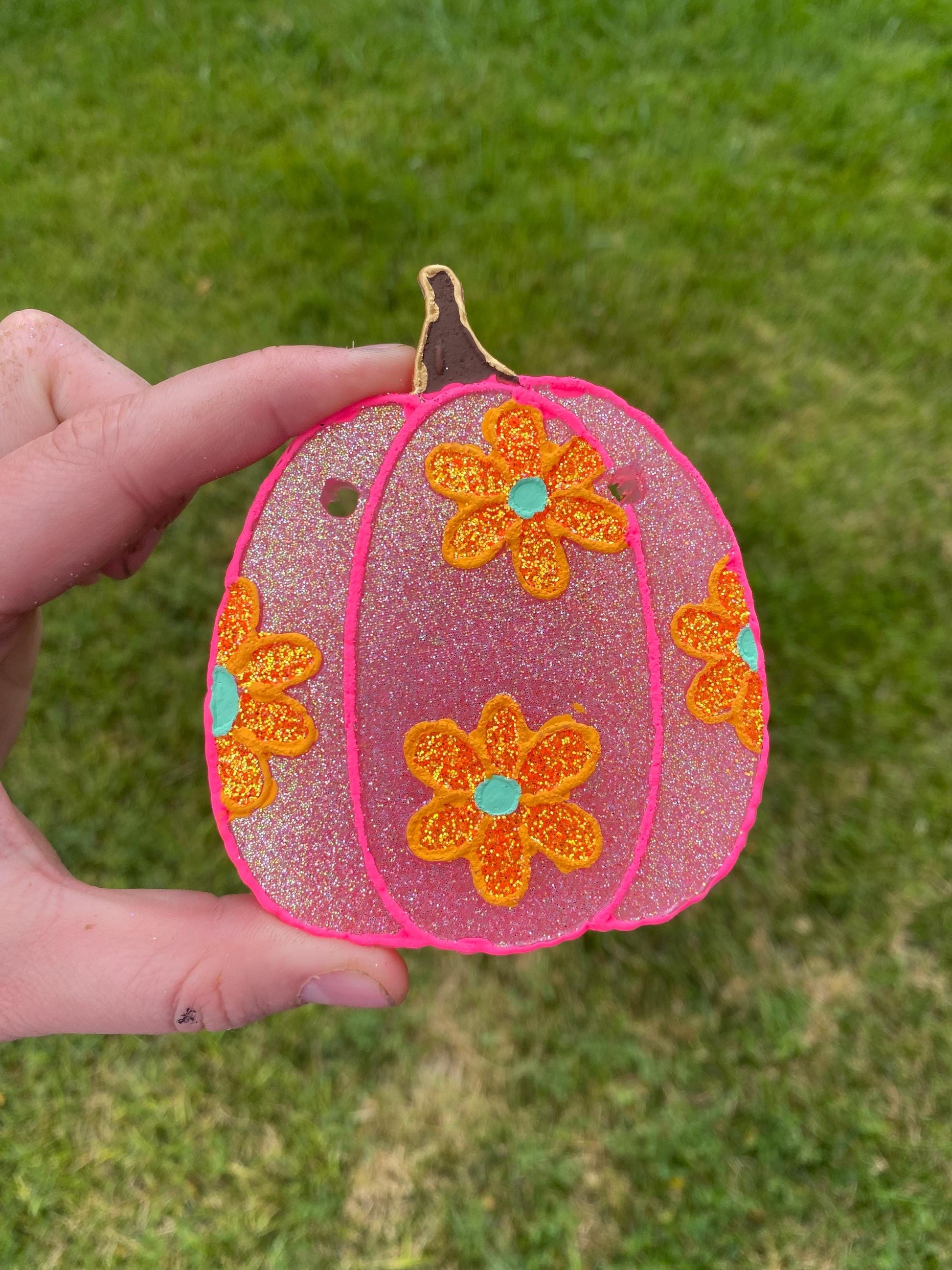 Daisy Pumpkin Freshie Mold, Floral pumpkin, Flower Pumpkin Mold, Fall Freshie Mold, Autumn Freshies, Fall Freshie Ideas, Best Selling Fall