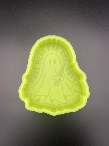 Here for the Boos Ghost Freshie Mold, Halloween Freshie Mold, Fall Freshie Mold, Ghost Silicone Mold, Drinking Halloween Molds, Alcohol