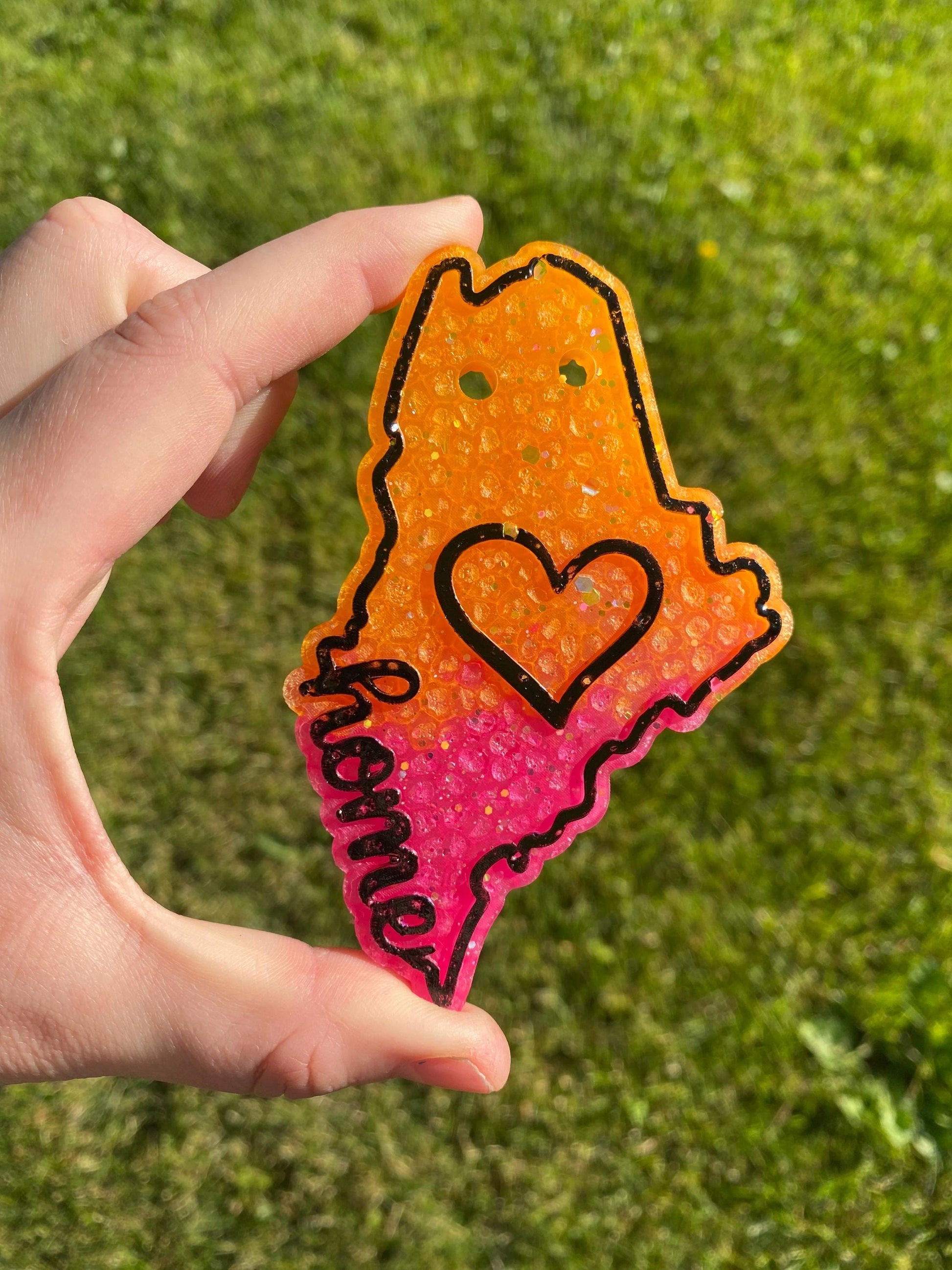 Maine Freshie Mold, Home State Freshie Molds, USA Freshie Molds, Beginner Aroma Bead Molds