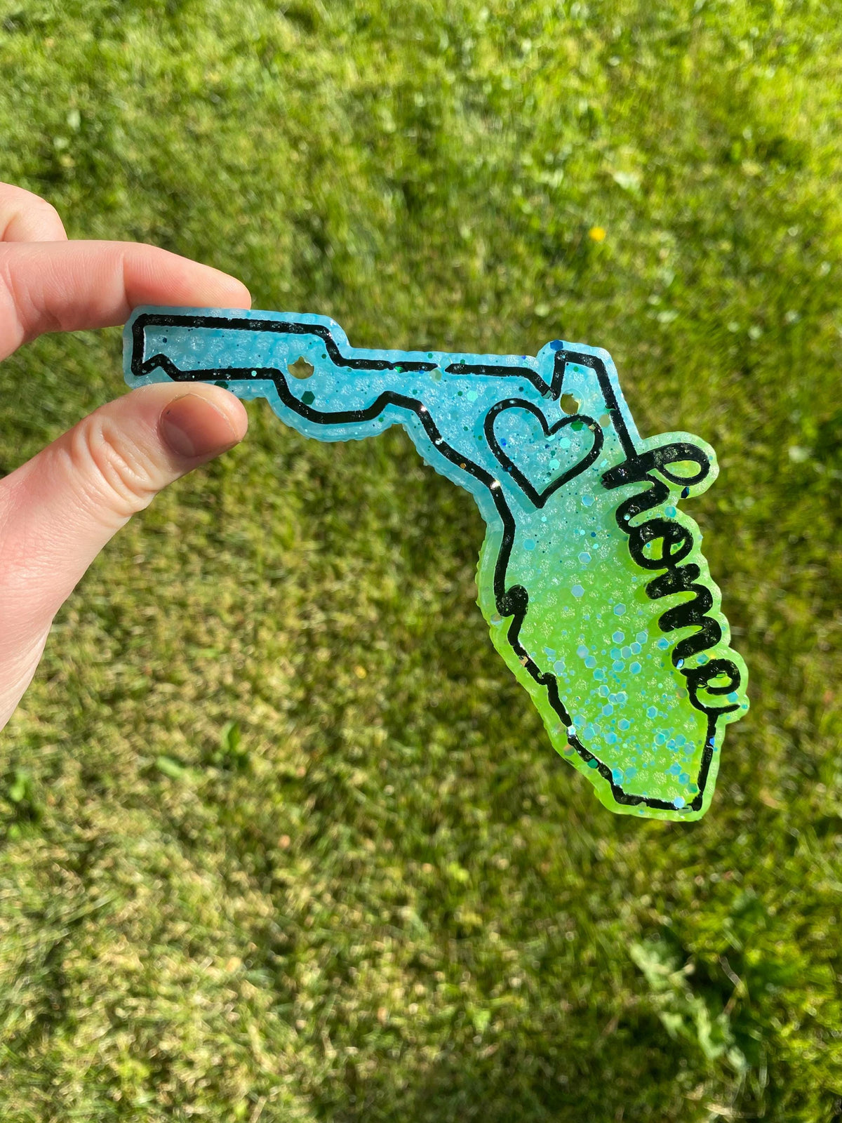 Florida Freshie Mold, Home State Freshie Molds, USA Freshie Molds, Beginner Aroma Bead Molds, Florida State Freshie Mold