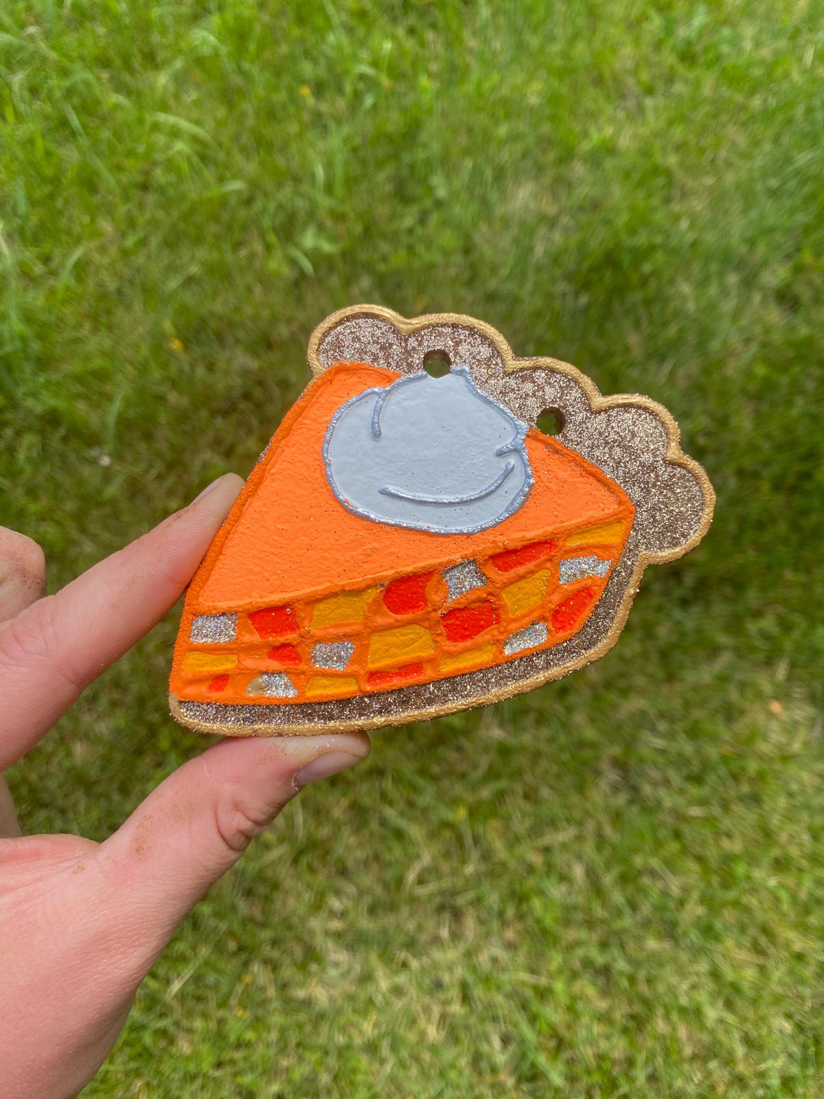 Pie Slice Mold, Freshie Mold, Fall Freshie Mold, Silicone Mold, cozy freshie molds, cute fall mold, Autumn molds, Pumpkin Pie Mold