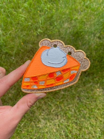 Pie Slice Mold, Freshie Mold, Fall Freshie Mold, Silicone Mold, cozy freshie molds, cute fall mold, Autumn molds, Pumpkin Pie Mold