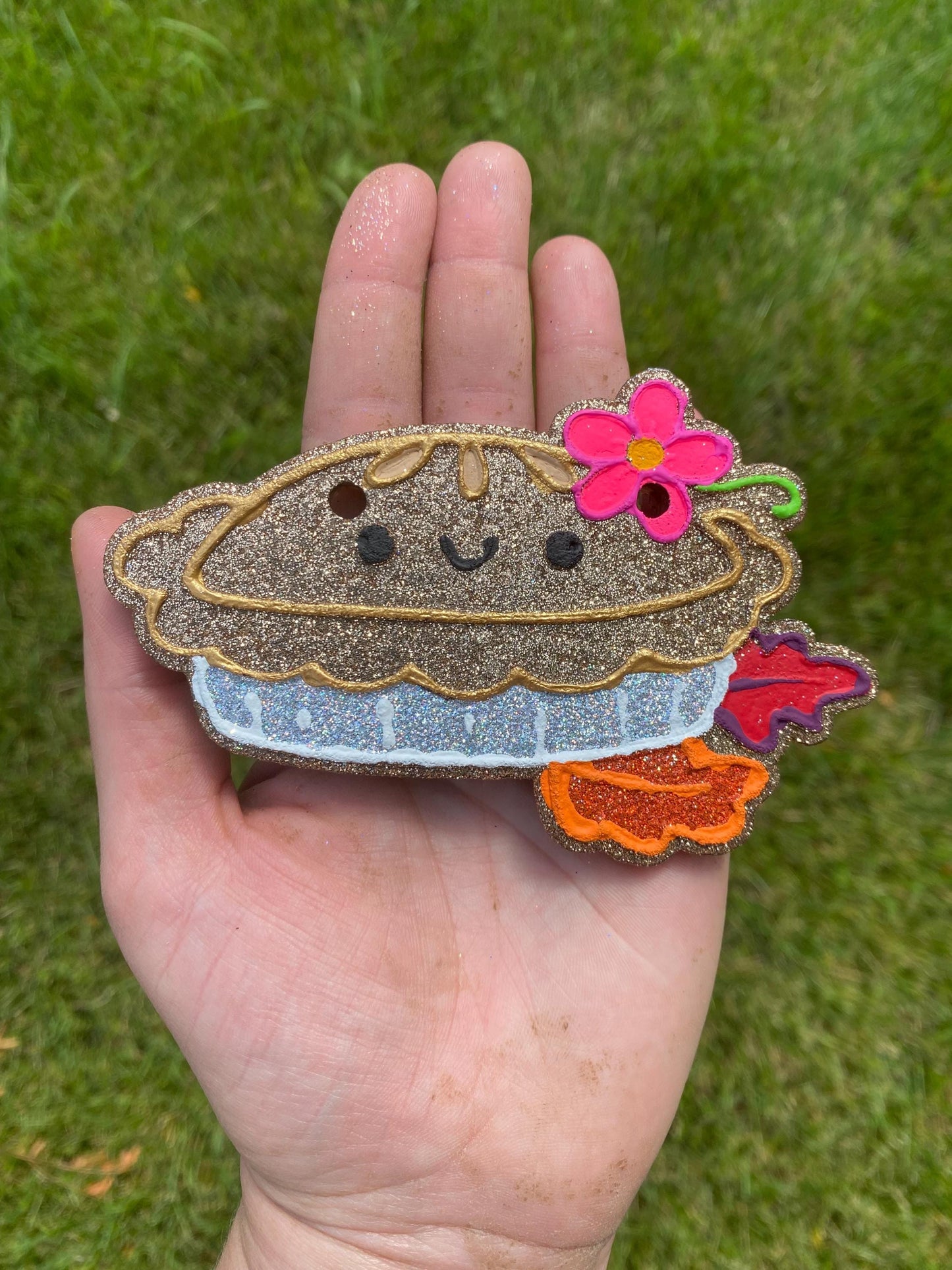 Pumpkin Pie Mold, Freshie Mold, Fall Freshie Mold, Silicone Mold, fall leaves freshie mold, cute fall mold, Autumn molds, Bestselling Molds