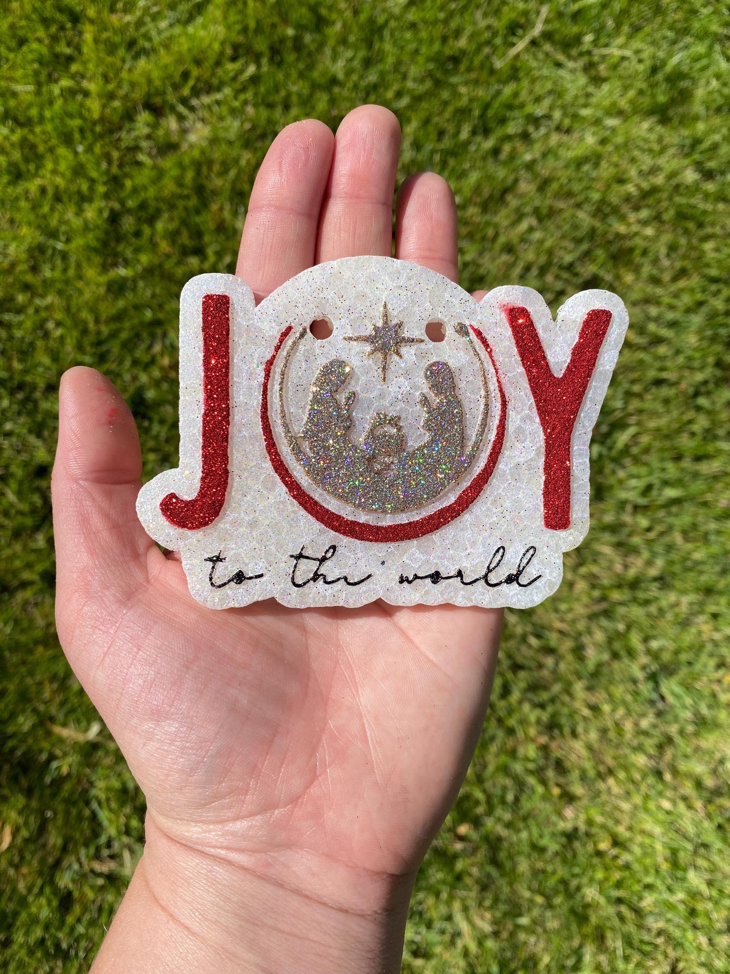 Joy to the World Freshie Mold, freshie making supplies, Christmas freshie mold, Jesus Christmas Freshie Molds, Nativity Freshie Mold