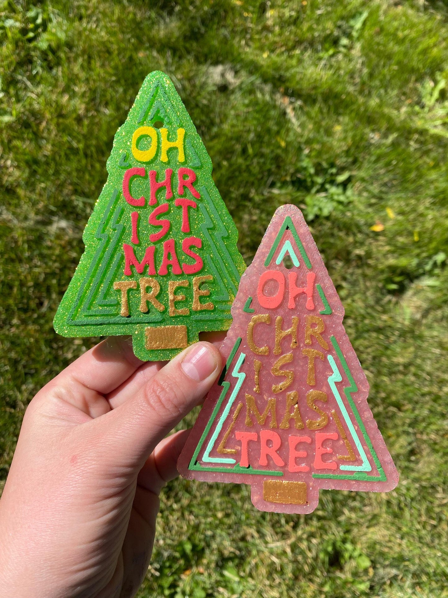 Oh Christmas Tree Freshie Mold, freshie making supplies, Christmas freshie mold, winter freshie molds, pine tree freshie mold,