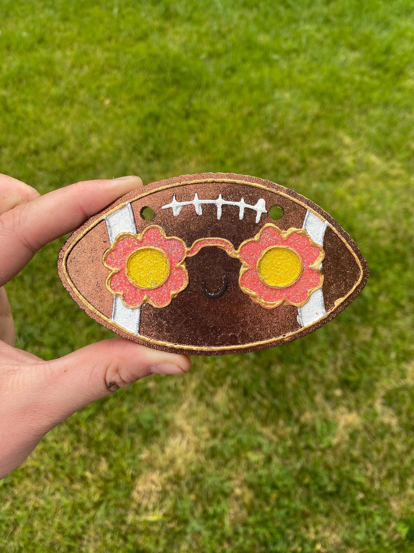 Flower Football Mold, Sports Freshie Mold, Fantasty Football Silicone, Football Team Mold, Fall Freshie Mold, Sports Silicone Molds