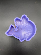 Load image into Gallery viewer, Whale with Bow Freshie Silicone Mold, aroma bead molds, freshie making supplies, animal freshie mold, bestselling freshie molds

