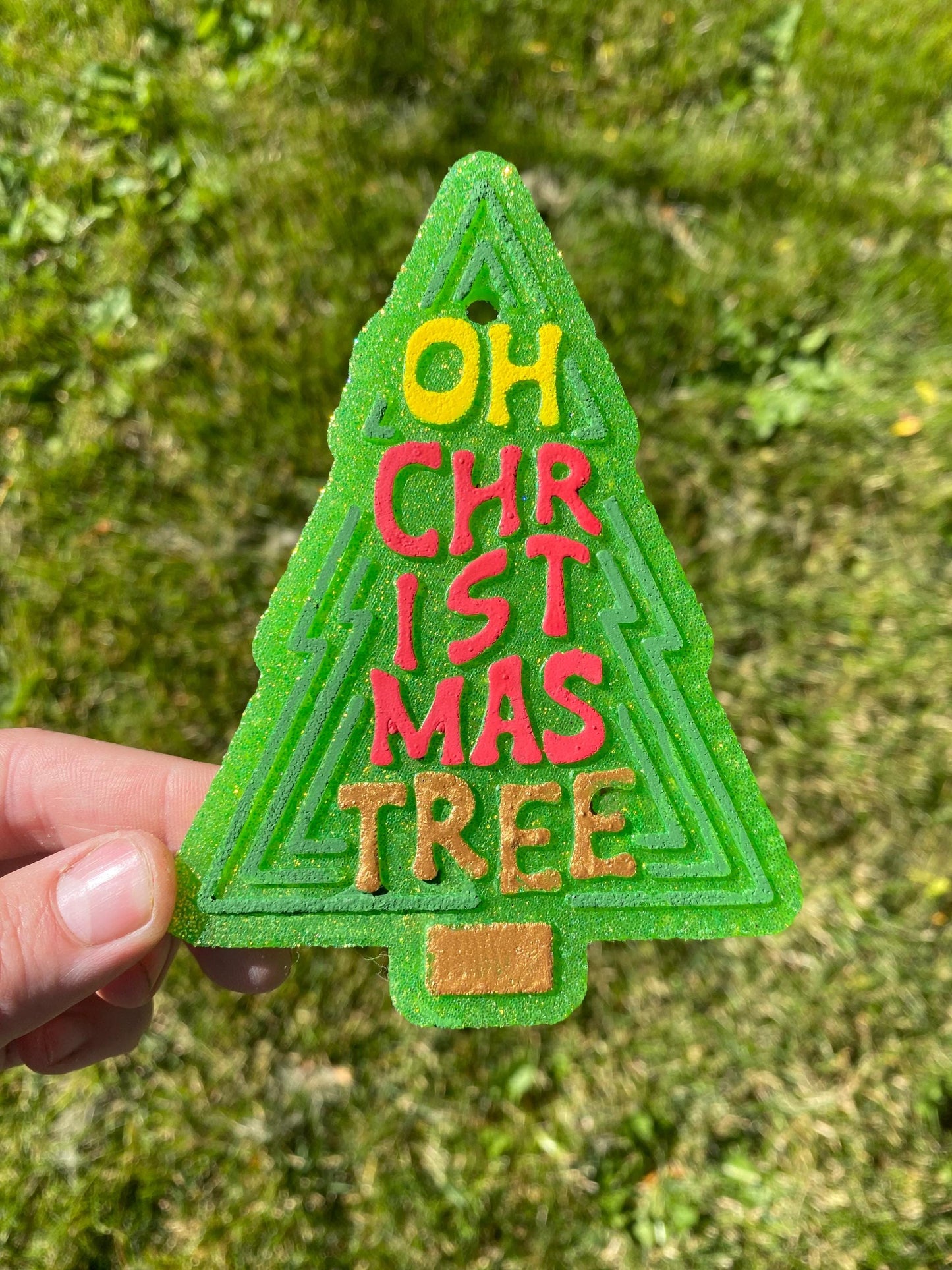 Oh Christmas Tree Freshie Mold, freshie making supplies, Christmas freshie mold, winter freshie molds, pine tree freshie mold,