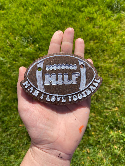 MILF Man I Love Football Mold, Sports Freshie Mold, Fantasty Football Silicone, Football Team Mold, Fall Freshie Mold, Sports Silicone Mold