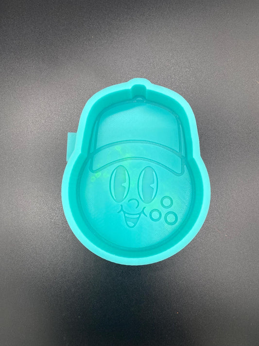 Bowling Ball Dad Mold, Cardstock Freshie Molds, Sport Freshie Silicone Mold, Bowlingl Team freshie mold, father's day freshie mold