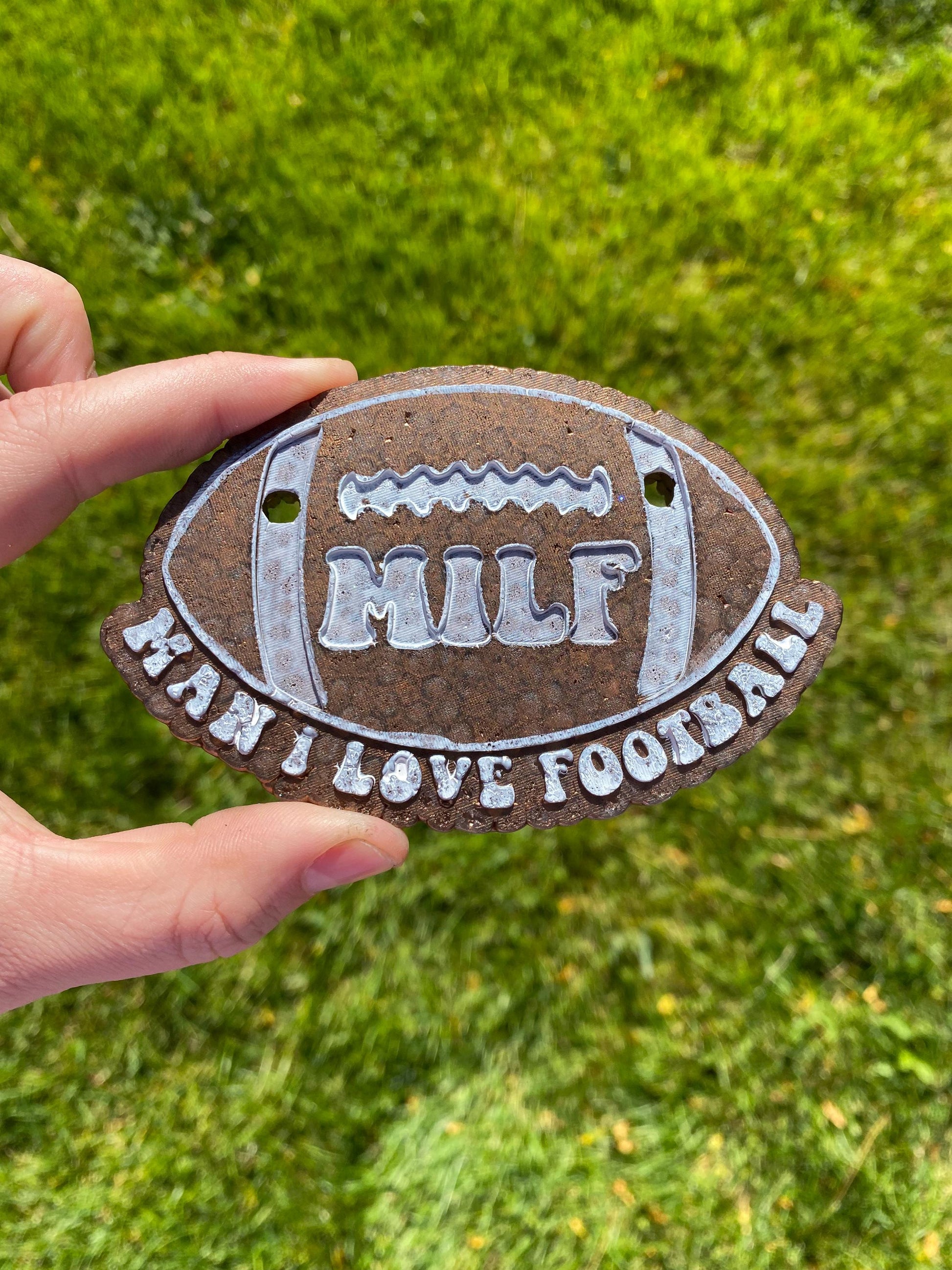 MILF Man I Love Football Mold, Sports Freshie Mold, Fantasty Football Silicone, Football Team Mold, Fall Freshie Mold, Sports Silicone Mold