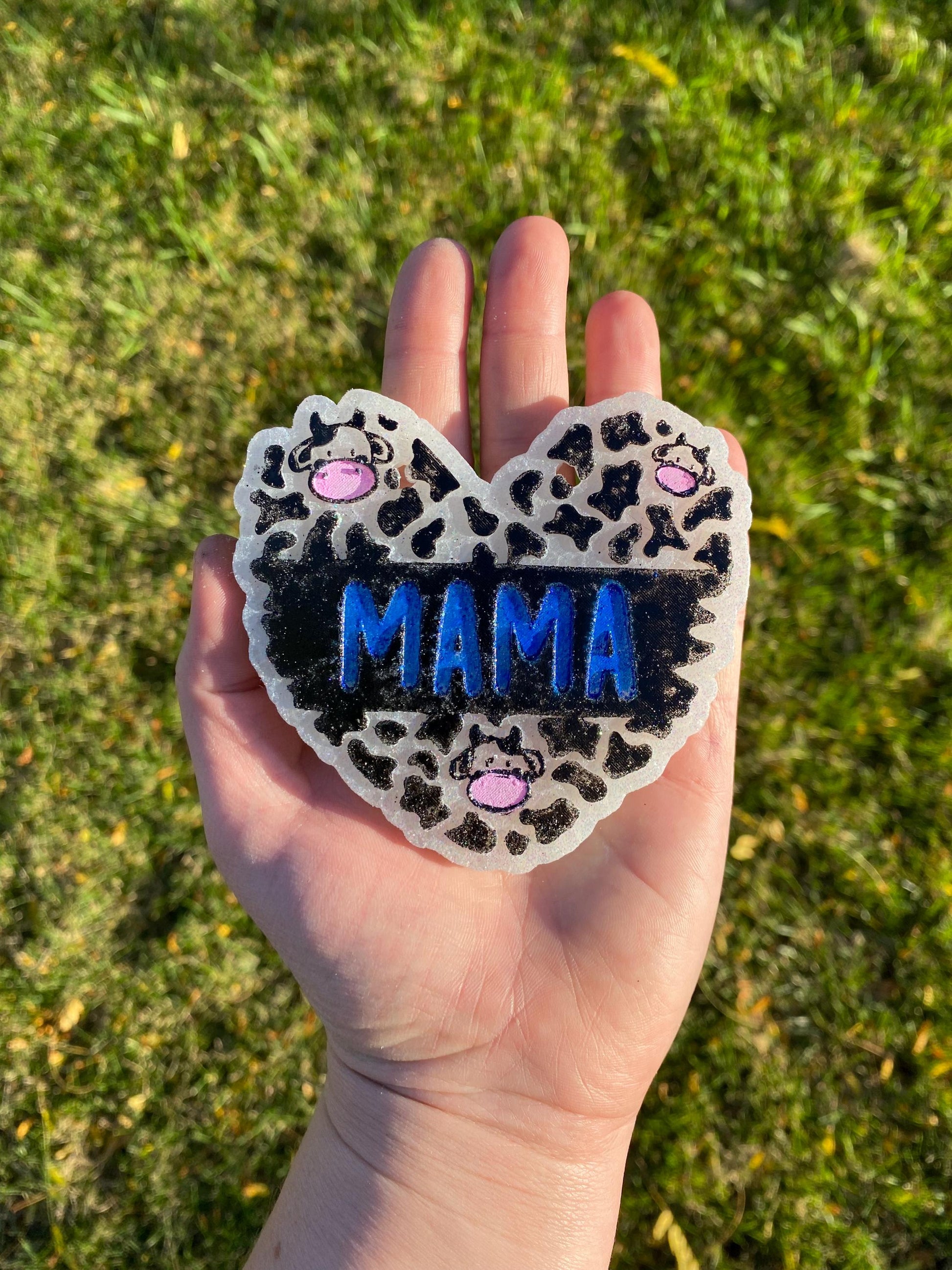 Cow Mama Freshie Silicone Mold, bestselling freshie molds, mom freshie mold, mothers day freshie mold ideas, western freshie molds