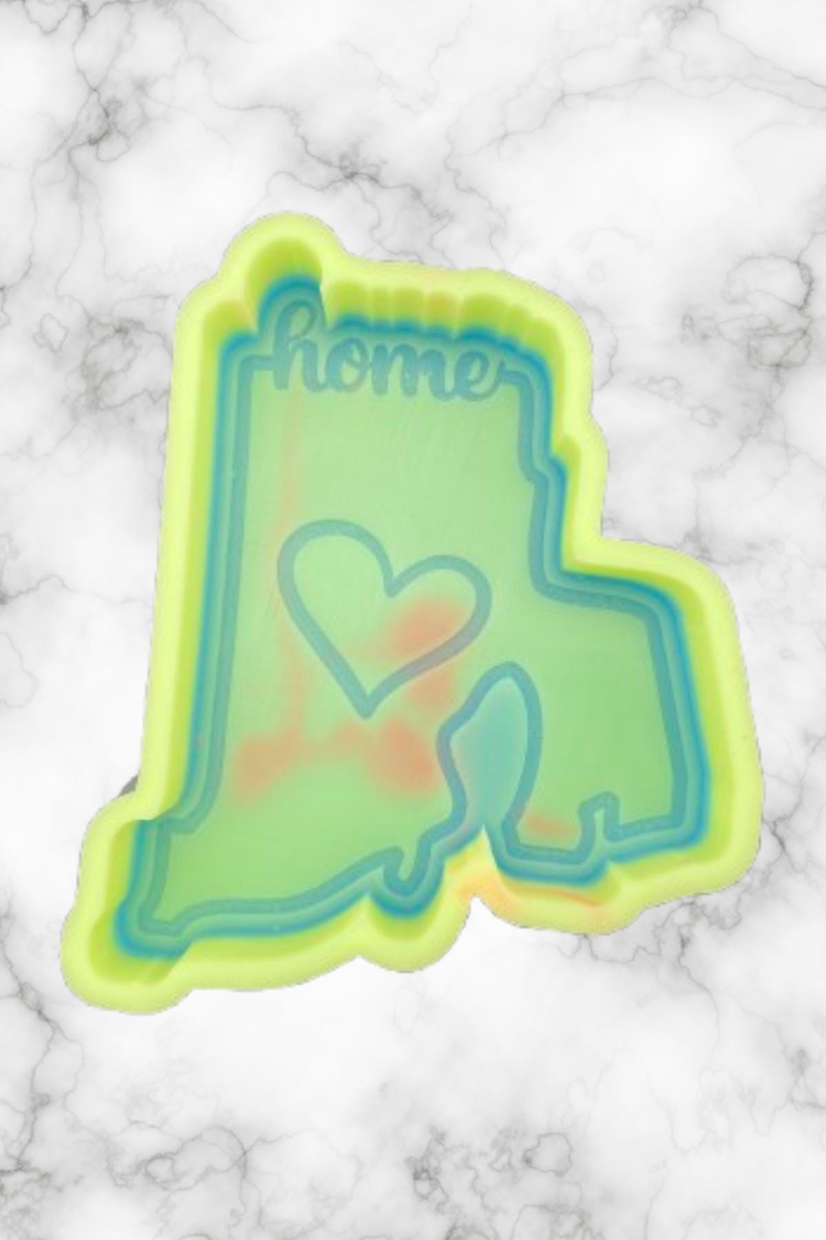 Rhode Island Freshie Mold, Home State Freshie Molds, USA Freshie Molds, Beginner Aroma Bead Molds, Rhode Island State Freshie Mold