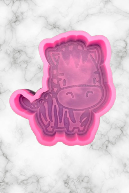Zebra Freshie Mold, Western Freshie Molds, Animal Freshie Molds, Zoo Animal Freshie Mold, Heat Safe Silicone Mold, Affordable Freshie Mold