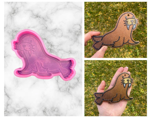 Walrus Freshie Mold, Ocean Freshie Molds, Animal Freshie Molds, Zoo Animal Freshie Mold, Heat Safe Silicone Mold, Affordable Freshie Mold