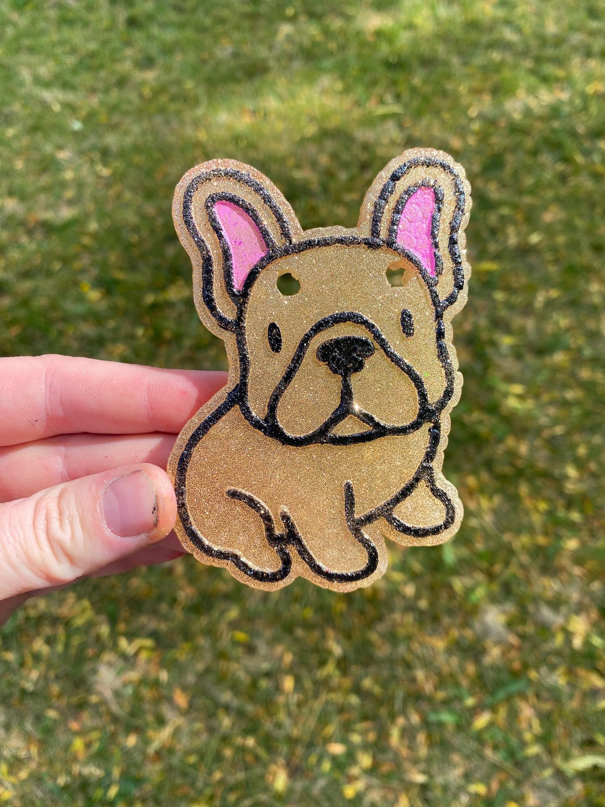 Frenchie Freshie Mold, French Bulldog Freshie Mold, Dog Breed Freshie Molds, Heat Safe Silicone Mold, Freshie Molds for Beginners