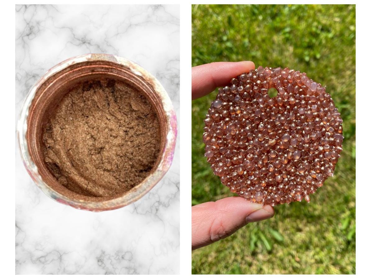 Cinnamon Roll Mica, Brown Mica Powder, Freshie Making Supplies, Resin Supplies, Mica Powder for Freshies, Gifts for Freshie Makers