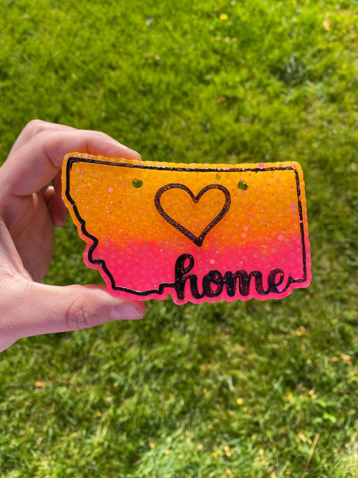 Montana Freshie Mold, Home State Freshie Molds, USA Freshie Molds, Beginner Aroma Bead Molds, Montana State Freshie Mold