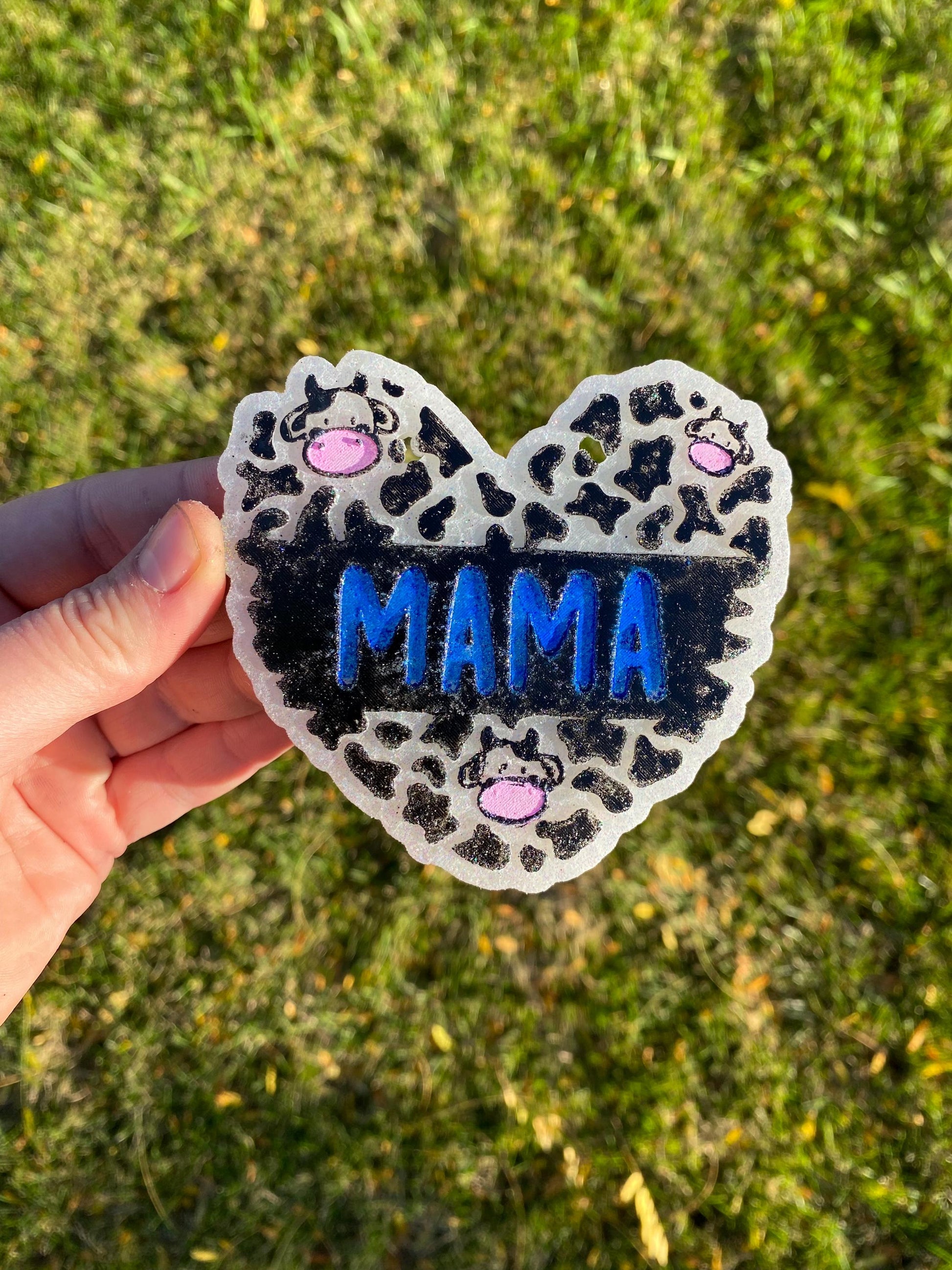 Cow Mama Freshie Silicone Mold, bestselling freshie molds, mom freshie mold, mothers day freshie mold ideas, western freshie molds