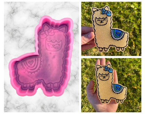 Llama Freshie Mold, aroma bead molds, freshie making supplies, animal freshie molds, bestselling freshie molds, alpaca freshie molds